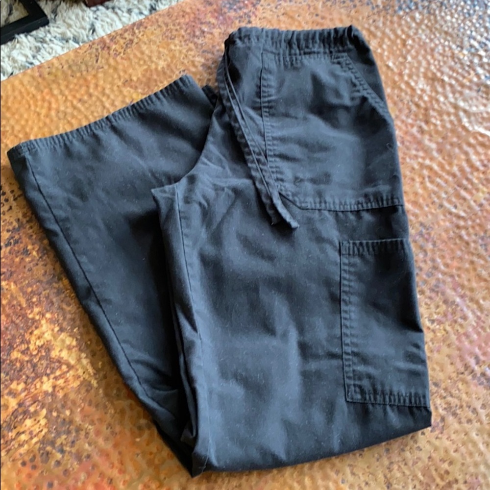ScrubStar Black Scrub Pants. Size XS.